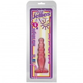 Розовая анальная пробка Crystal Jellies 5" Anal Delight - 14 см.