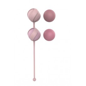 Набор из 4 розовых вагинальных шариков Valkyrie